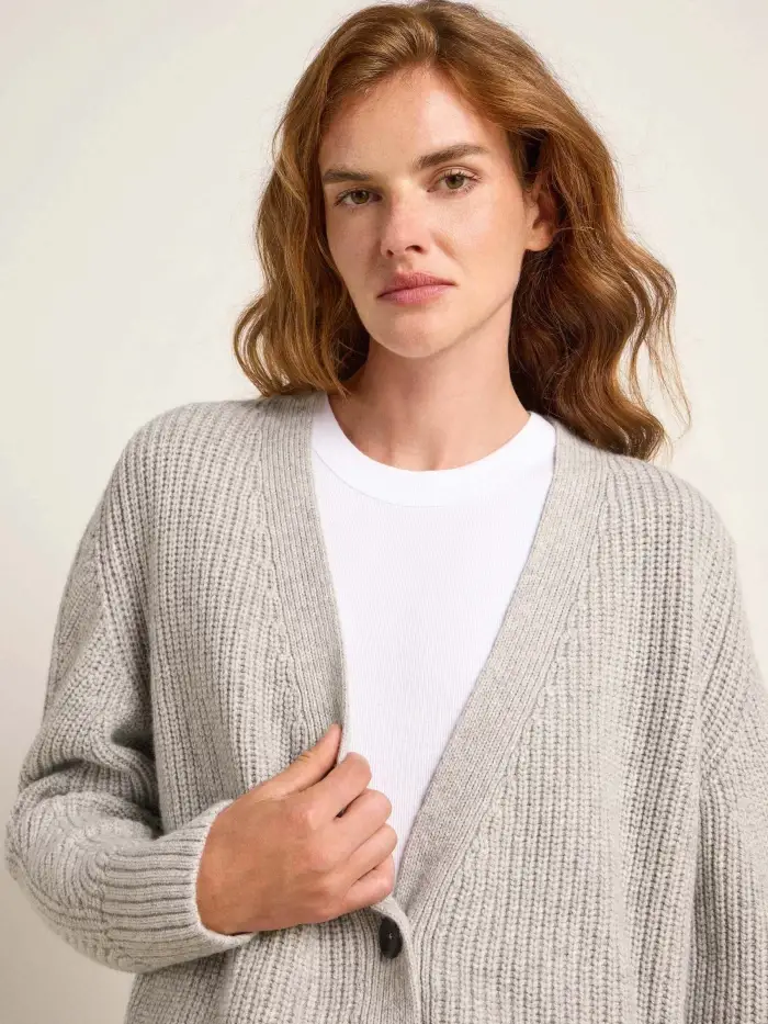 Lanius Lange Strickjacke (GOTS) Black Friday Preise