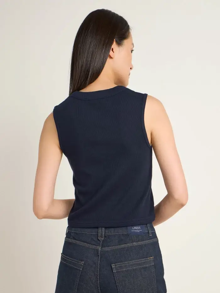 Lanius Cropped Top (GOTS) Outlet