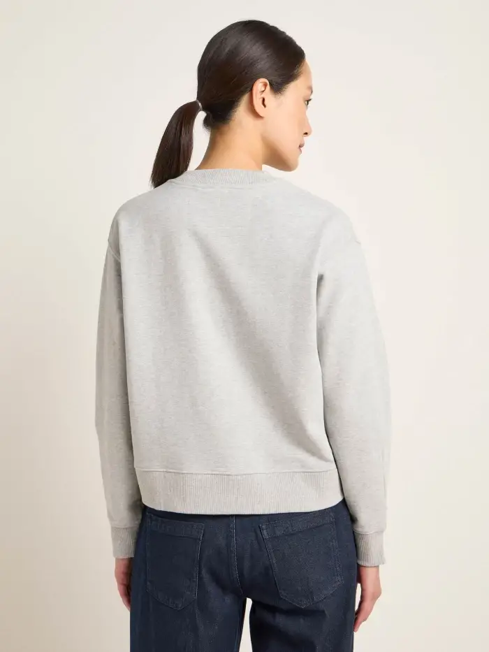 Lanius Statement Sweatshirt "wish you well" (GOTS) Hotsell