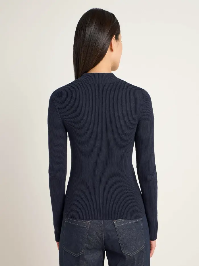 Lanius Stehkragenpullover (GOTS) Fabrikverkauf