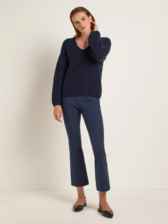 Lanius Pullover mit V-Ausschnitt (GOTS) Fabrik Onlineshop