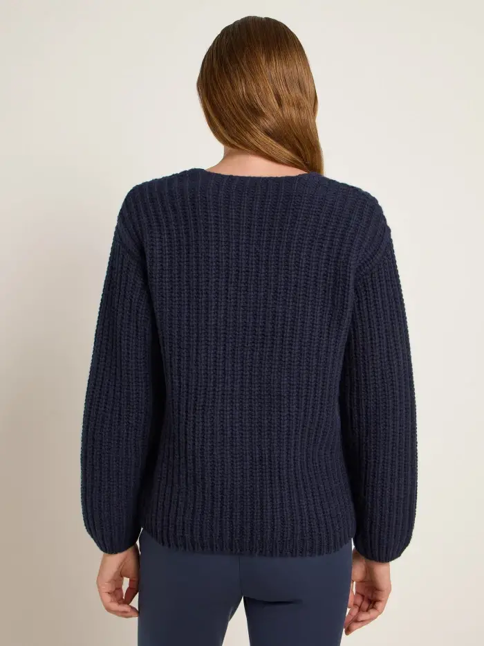Lanius Pullover mit V-Ausschnitt (GOTS) Fabrik Onlineshop