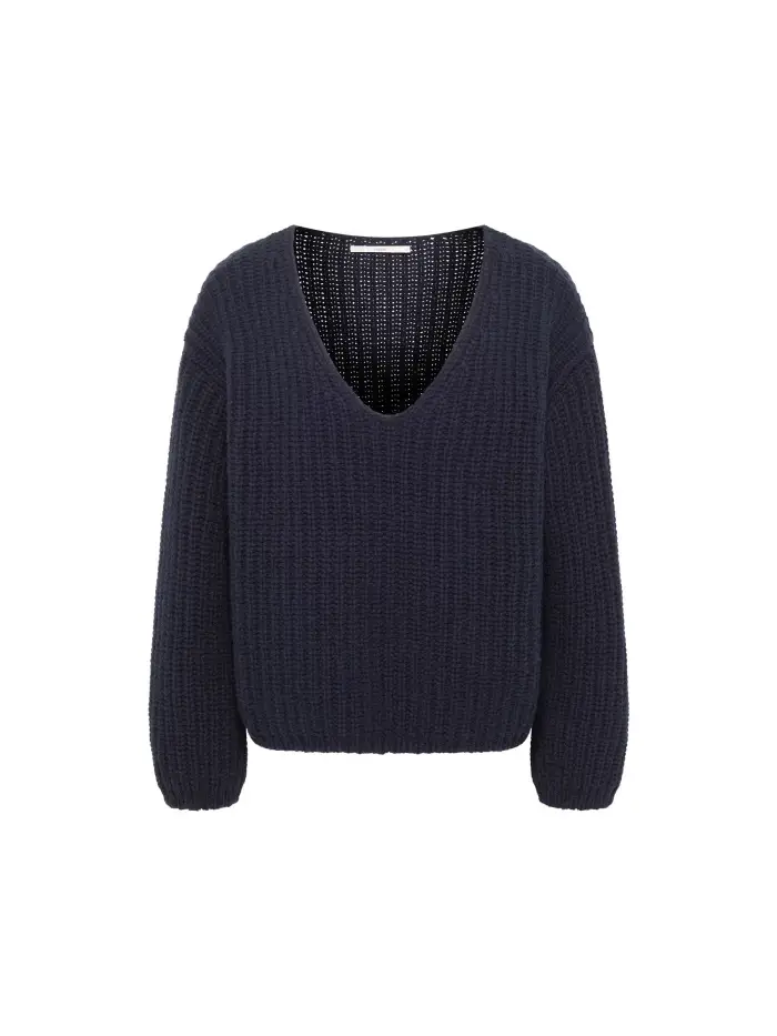 Lanius Pullover mit V-Ausschnitt (GOTS) Fabrik Onlineshop