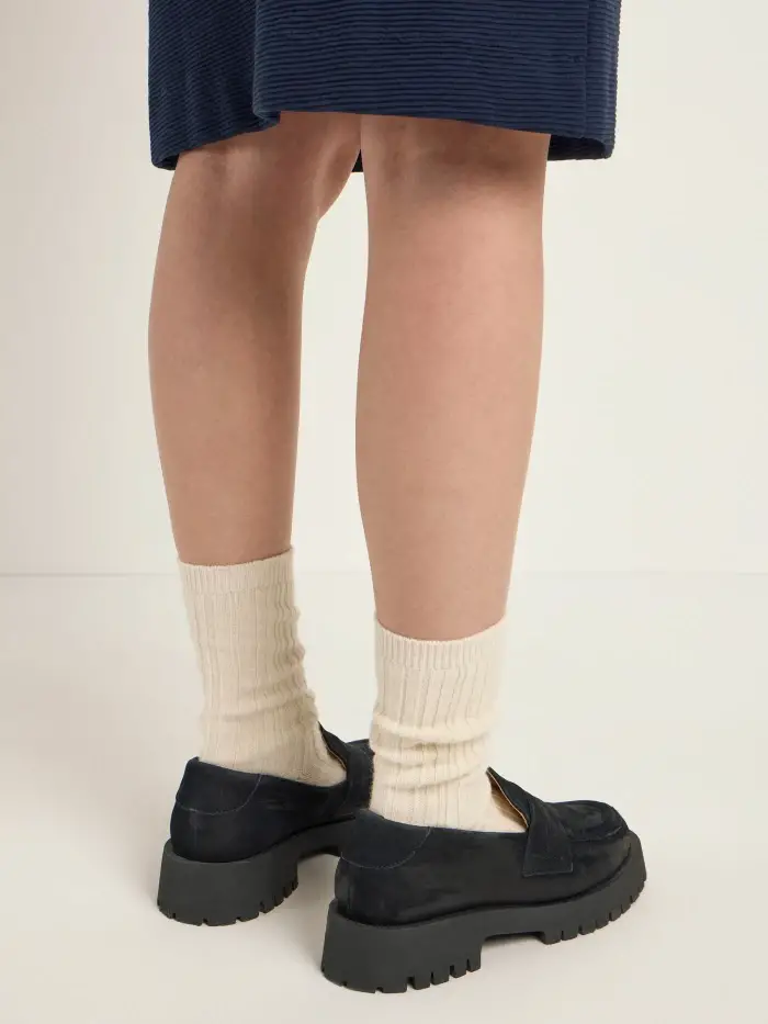 Lanius Rippenstrick Socken (GOTS) Riesige Ersparnisse