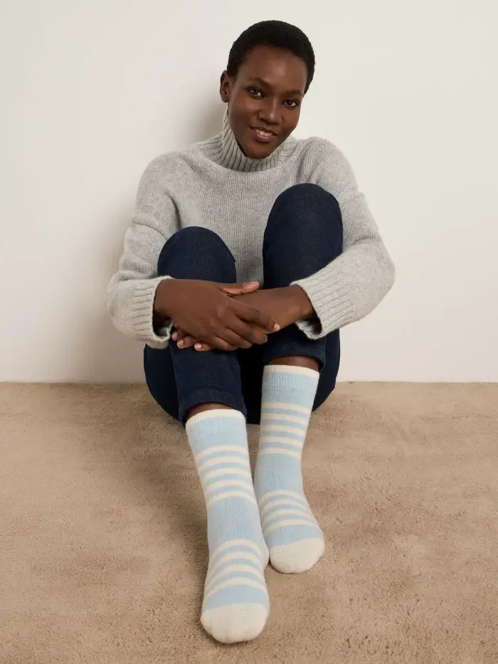 Lanius Socken mit Streifen (GOTS) Super Sparpreis