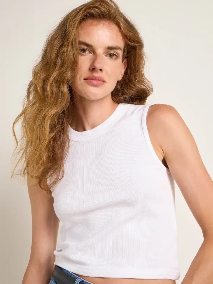 Lanius Cropped Top (GOTS) Günstiger Verkauf