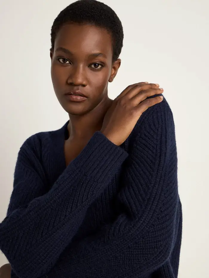 Lanius Lange Strickjacke (GOTS) Flash Sale