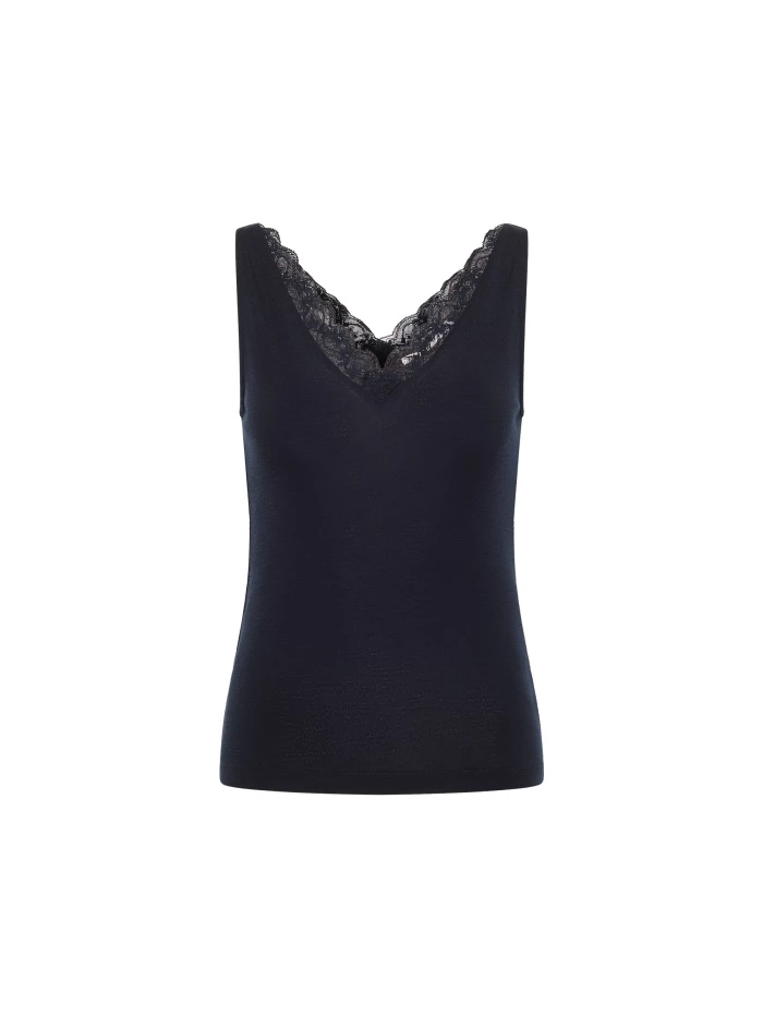 Lanius Top mit Spitze (GOTS) Begrenztes Angebot
