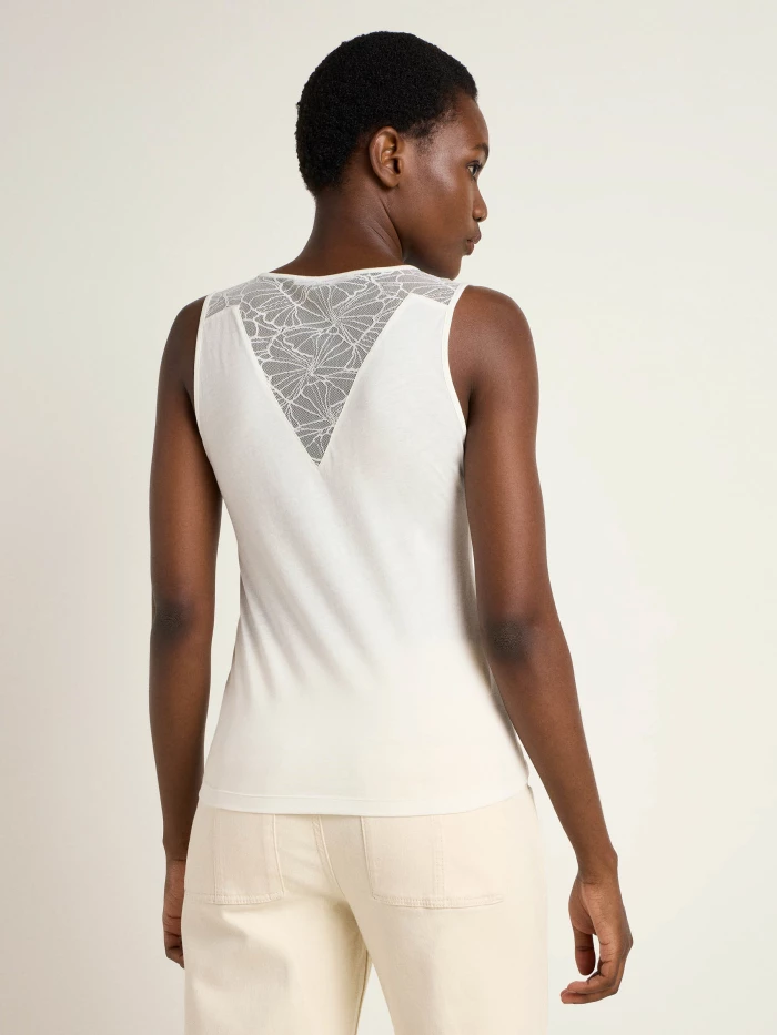 Lanius Top mit Spitzeneinsatz (GOTS) Osterangebot
