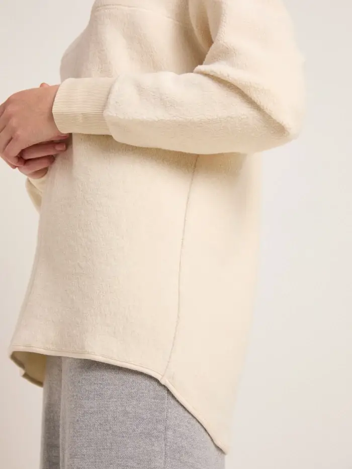 Lanius Fleece-Sweatshirt (GOTS) Sonderangebot der Fabrik