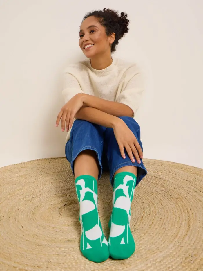 Lanius Socken Print Graphic Dots (GOTS) zollfrei