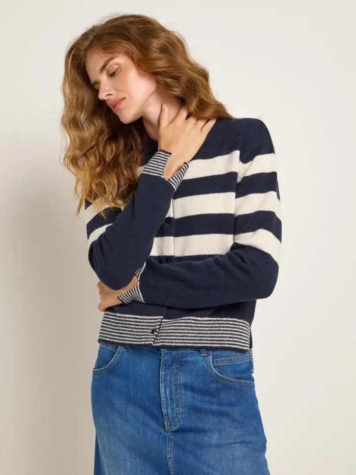 Lanius Boxy Strickjacke (GOTS) Saisonale Angebote