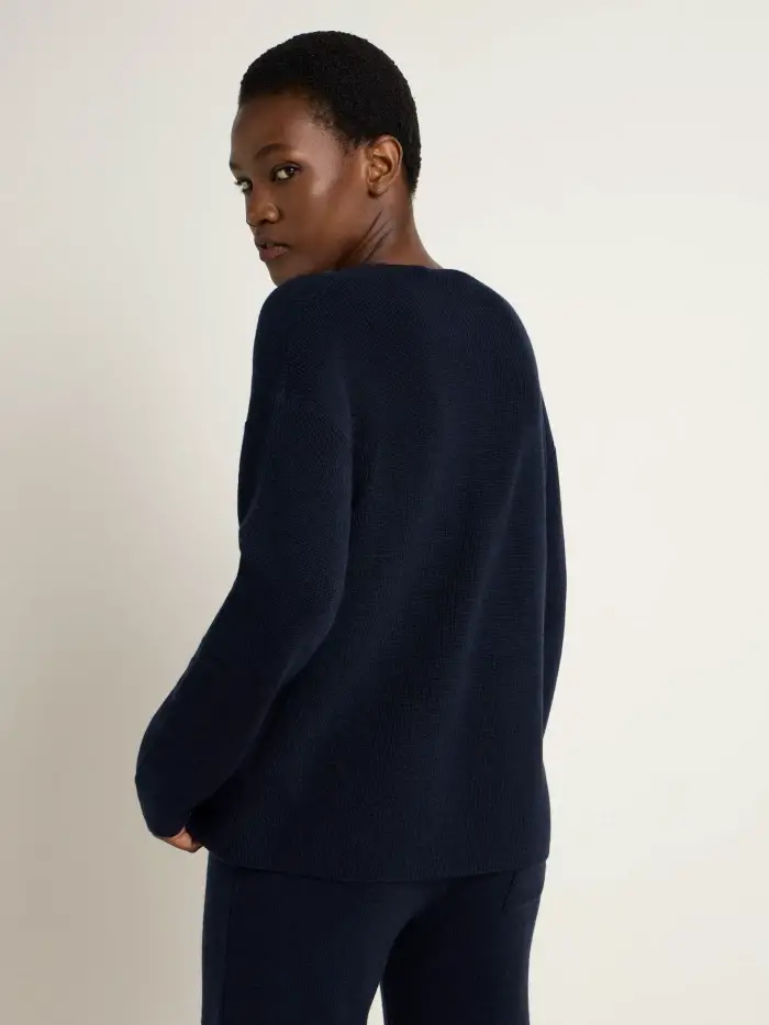 Lanius Pullover mit V-Ausschnitt (GOTS) Wochenangebot