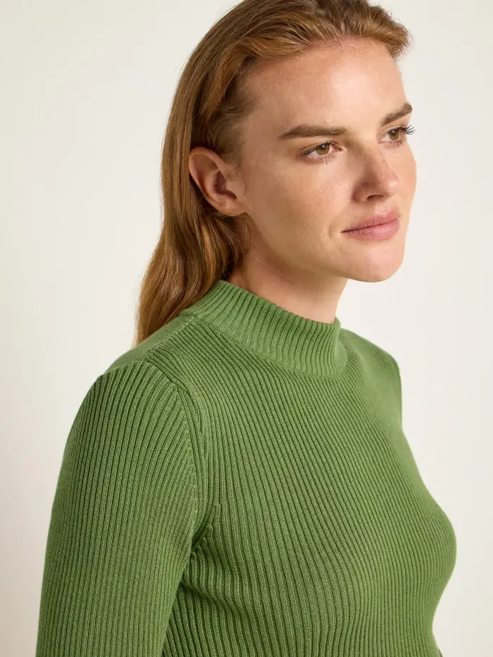 Lanius Stehkragenpullover (GOTS) Riesige Rabatte