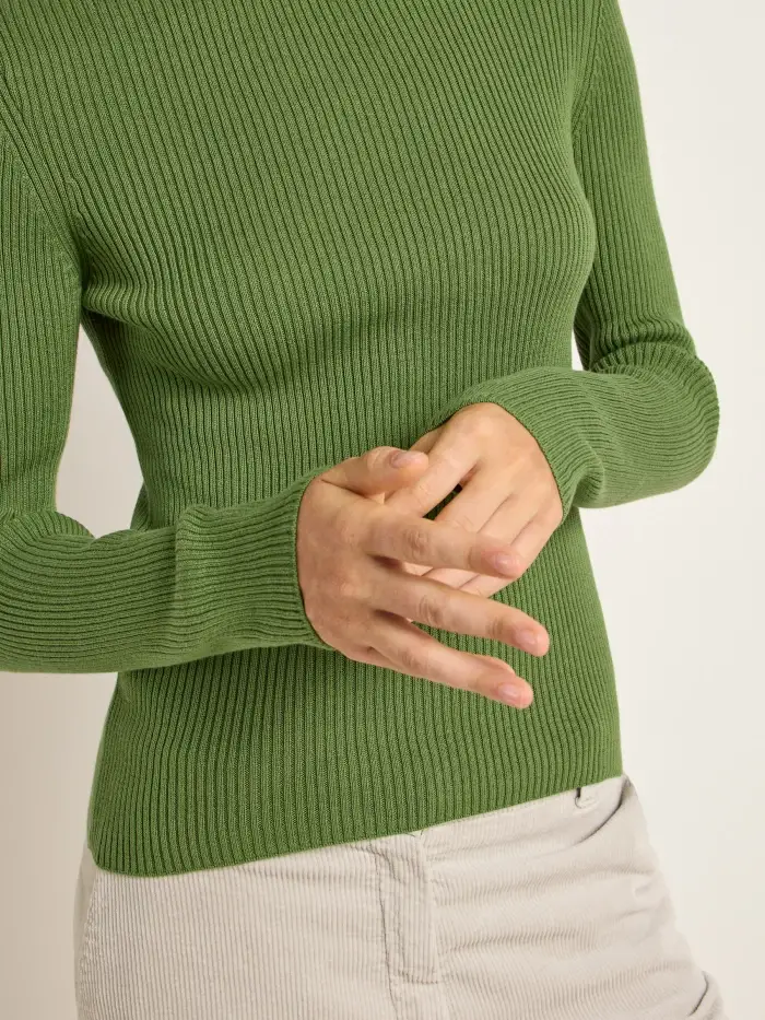 Lanius Stehkragenpullover (GOTS) Riesige Rabatte