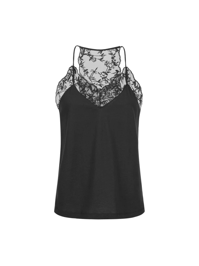 Lanius Top mit Spitze (GOTS) Fabrikpreis
