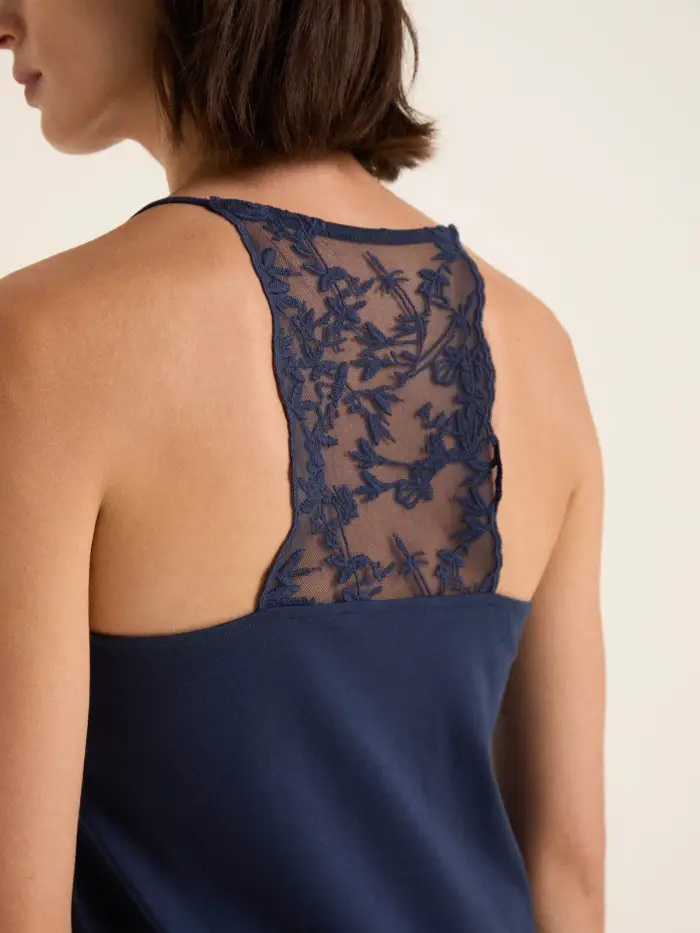 Lanius Top mit Spitze (GOTS) Preisnachlass