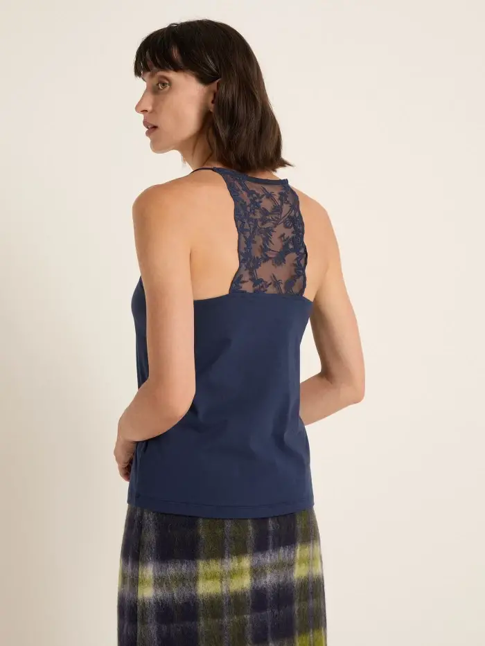 Lanius Top mit Spitze (GOTS) Preisnachlass