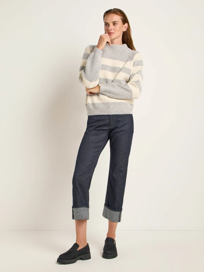 Lanius Streifenpullover (GOTS) Saisonale Angebote