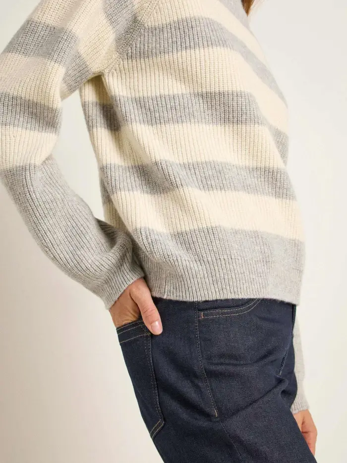 Lanius Streifenpullover (GOTS) Saisonale Angebote