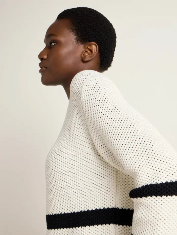 Lanius Blockstreifen Pullover (GOTS) Tägliche Deals