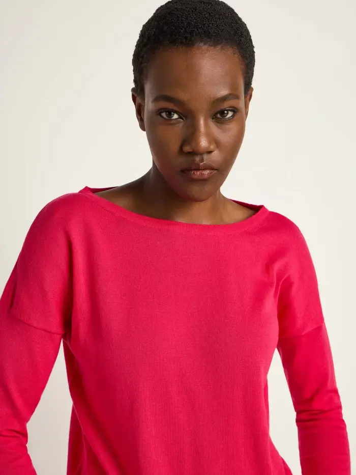 Lanius Struktur-Halbarmpullover (GOTS) Letzte 2 Tage