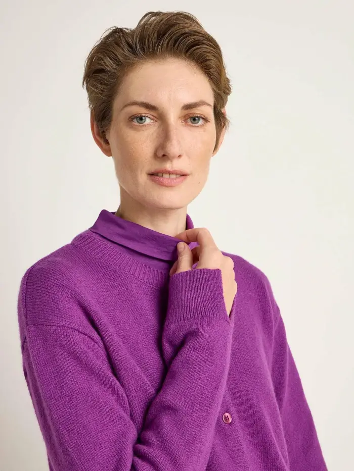 Lanius Boxy Strickjacke (GOTS) Im Verkauf