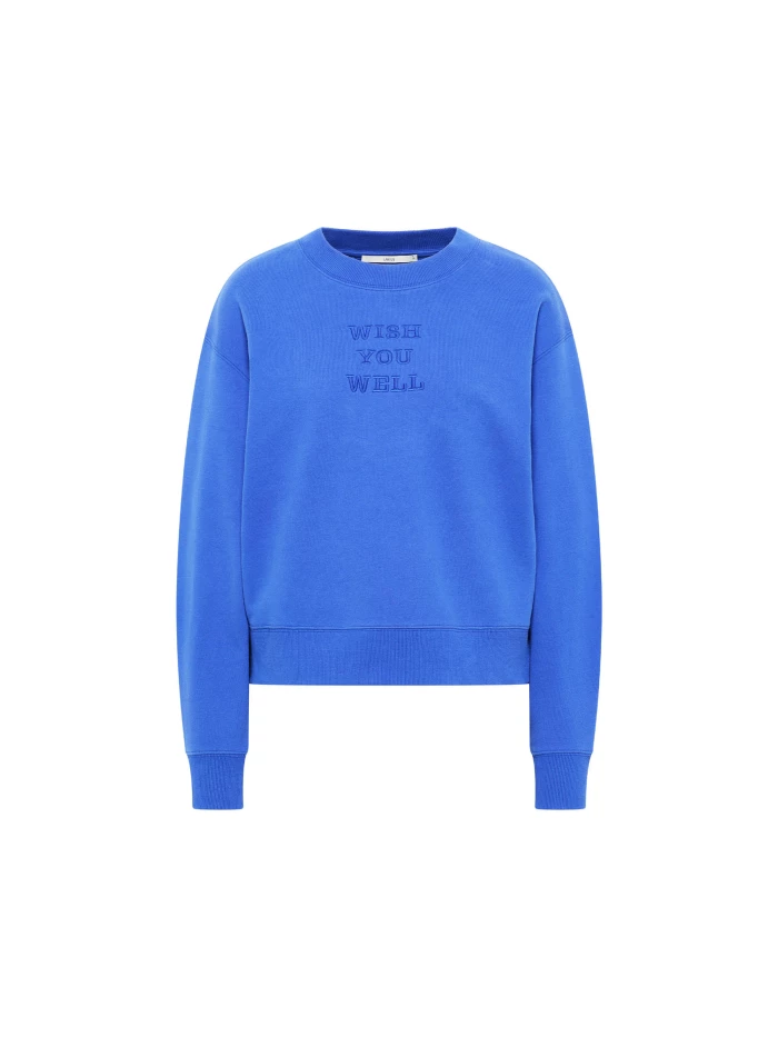 Lanius Statement Sweatshirt "wish you well" (GOTS) Verkauf