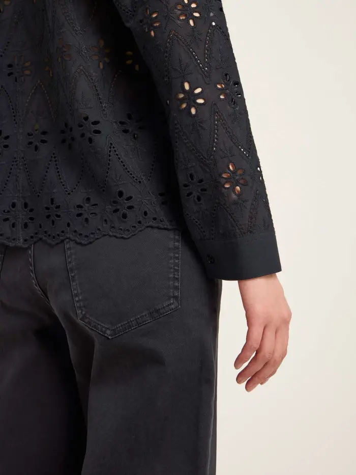 Lanius Spitzen-Hemdbluse Günstiger Verkauf