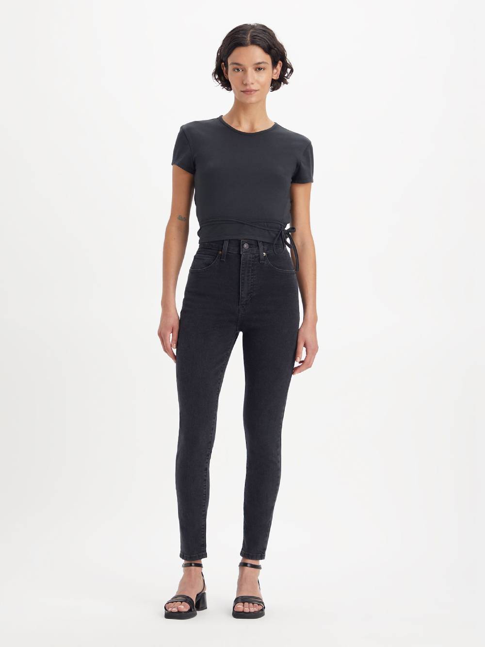 LEVI'S ® Skinny Jeans in Black Denim JETZT KAUFEN
