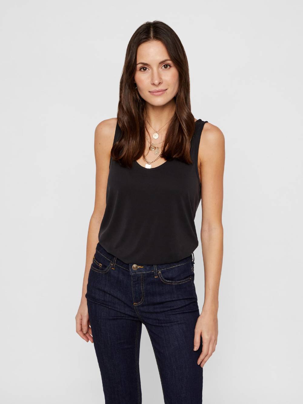 PIECES Top 'Kamala' in Black Bis zu 50% Rabatt