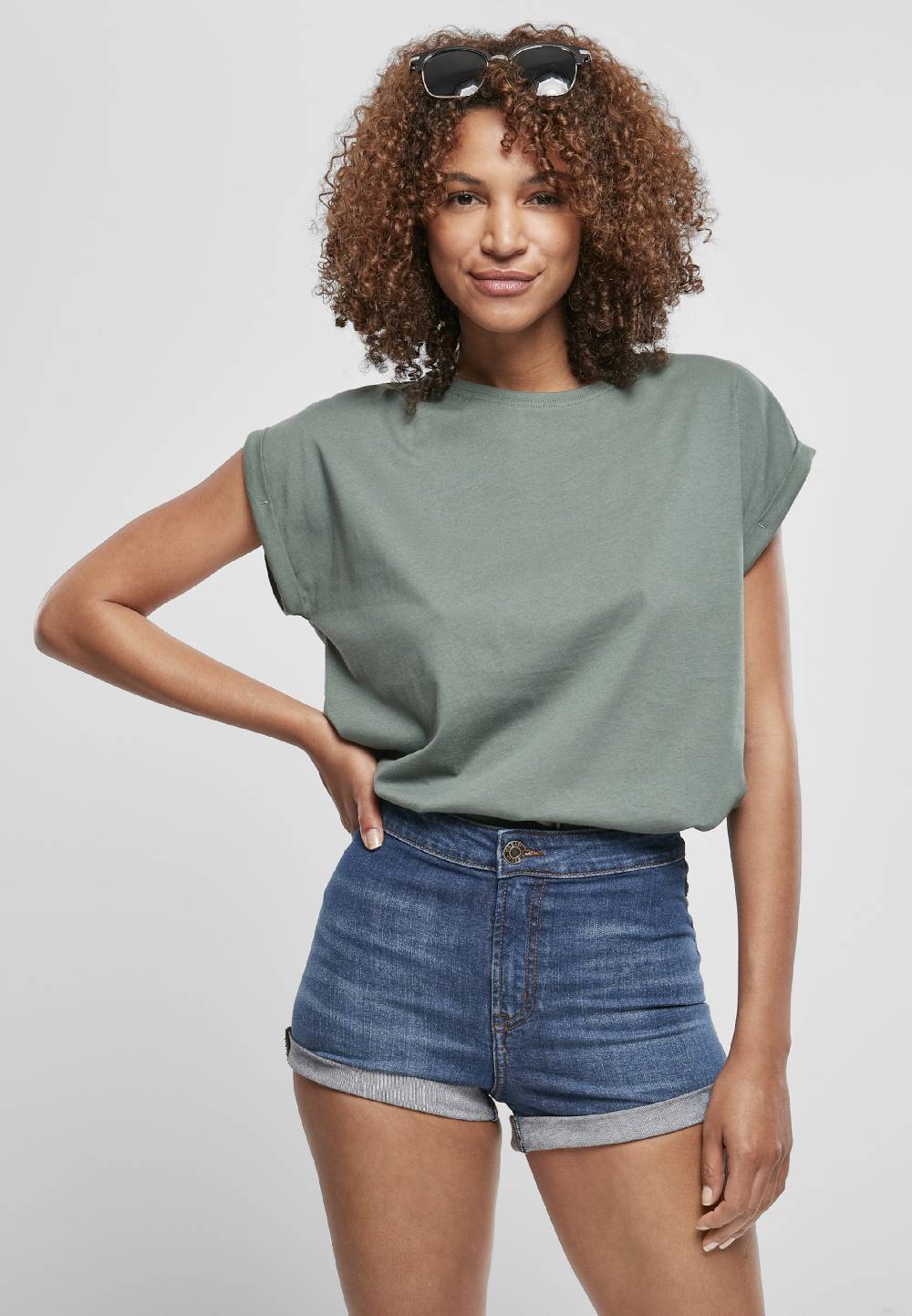 Urban Classics Shirt in Emerald Discount Store für neue Produkte