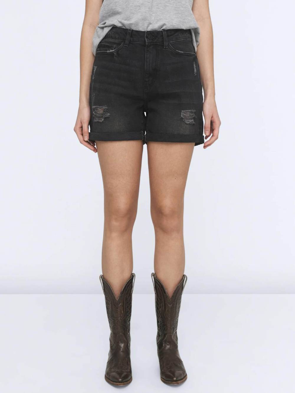 Noisy may Regular Jeans 'Smiley' in Black Denim Begrenzt auf 3 Tage