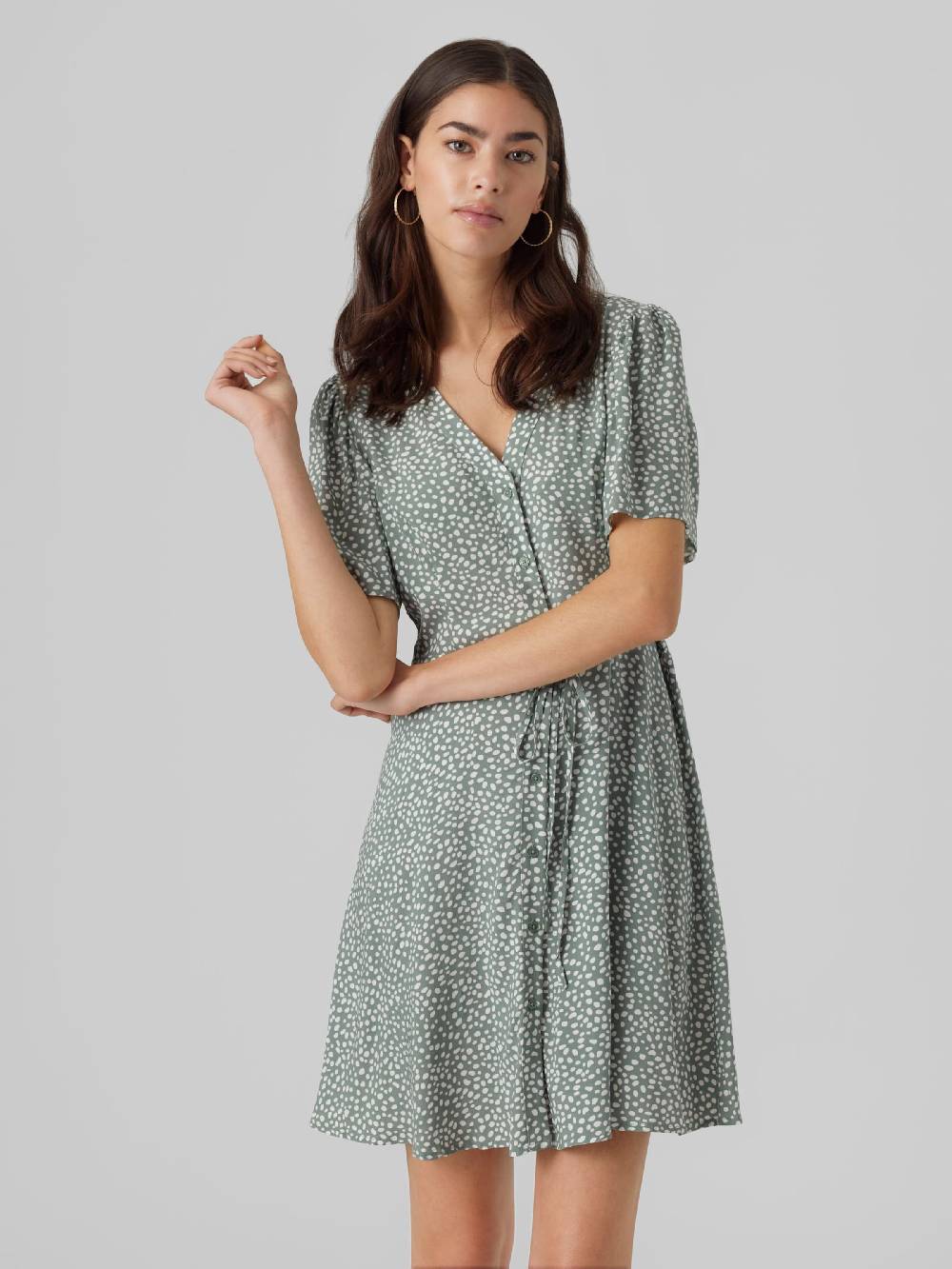 VERO MODA Shirt Dress 'VMAlba' in Pastel Green Rabatte dieses Monats