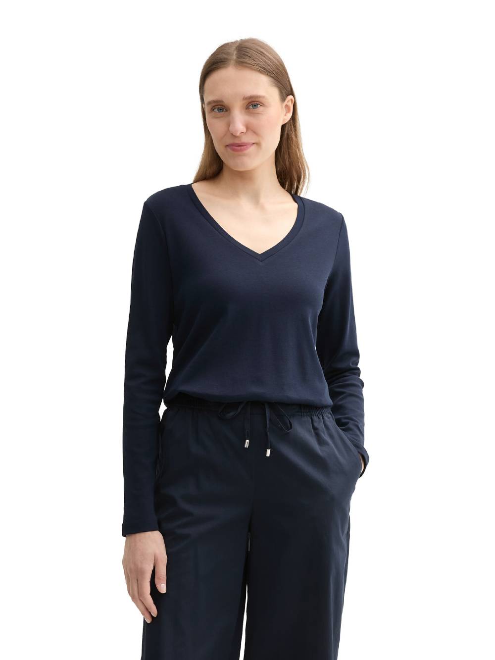 TOM TAILOR Shirt in Marine Blue Heißer Verkauf