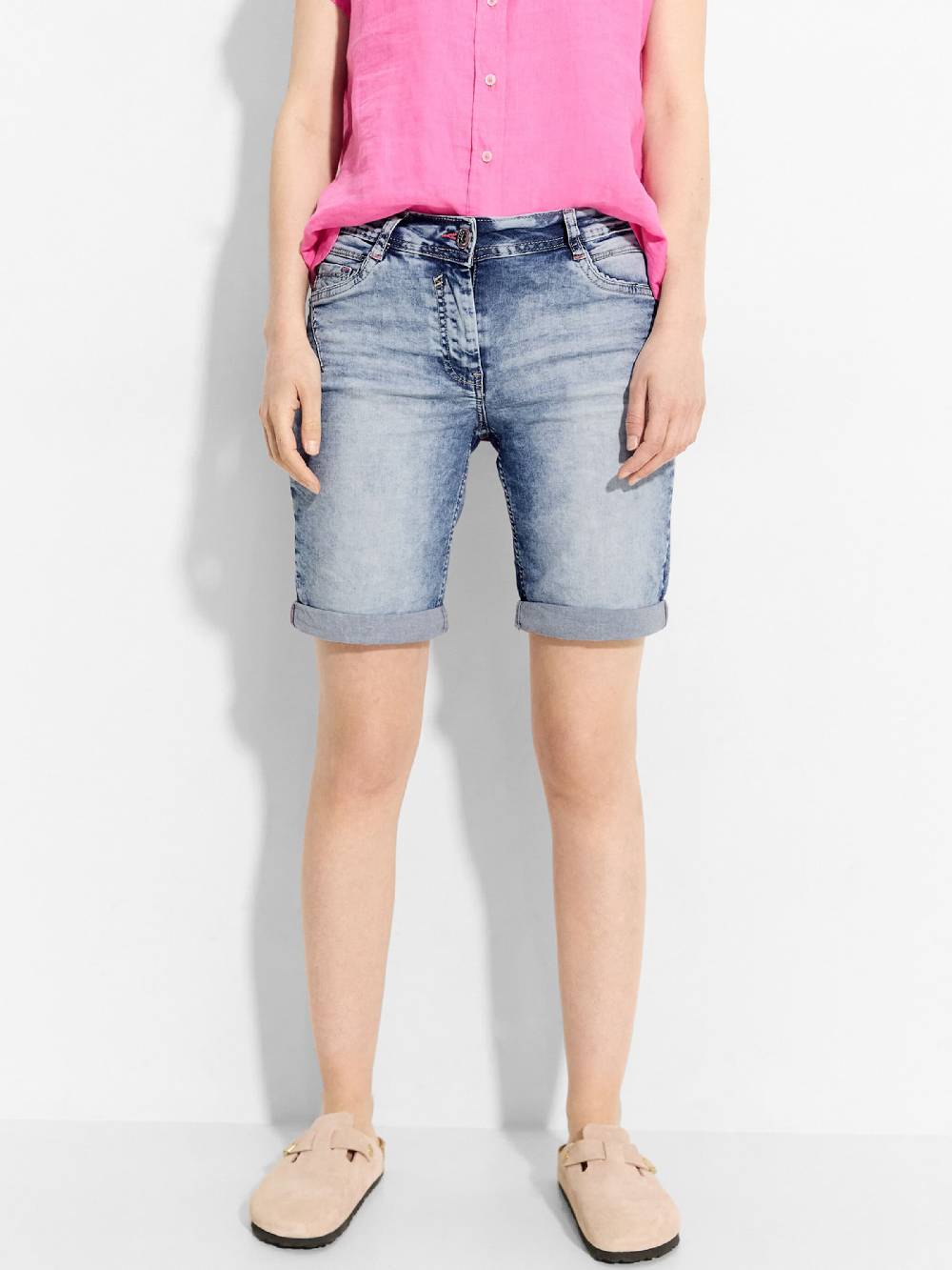 CECIL Loose fit Jeans 'Scarlett' in Blue Denim Begrenzte Freigabe