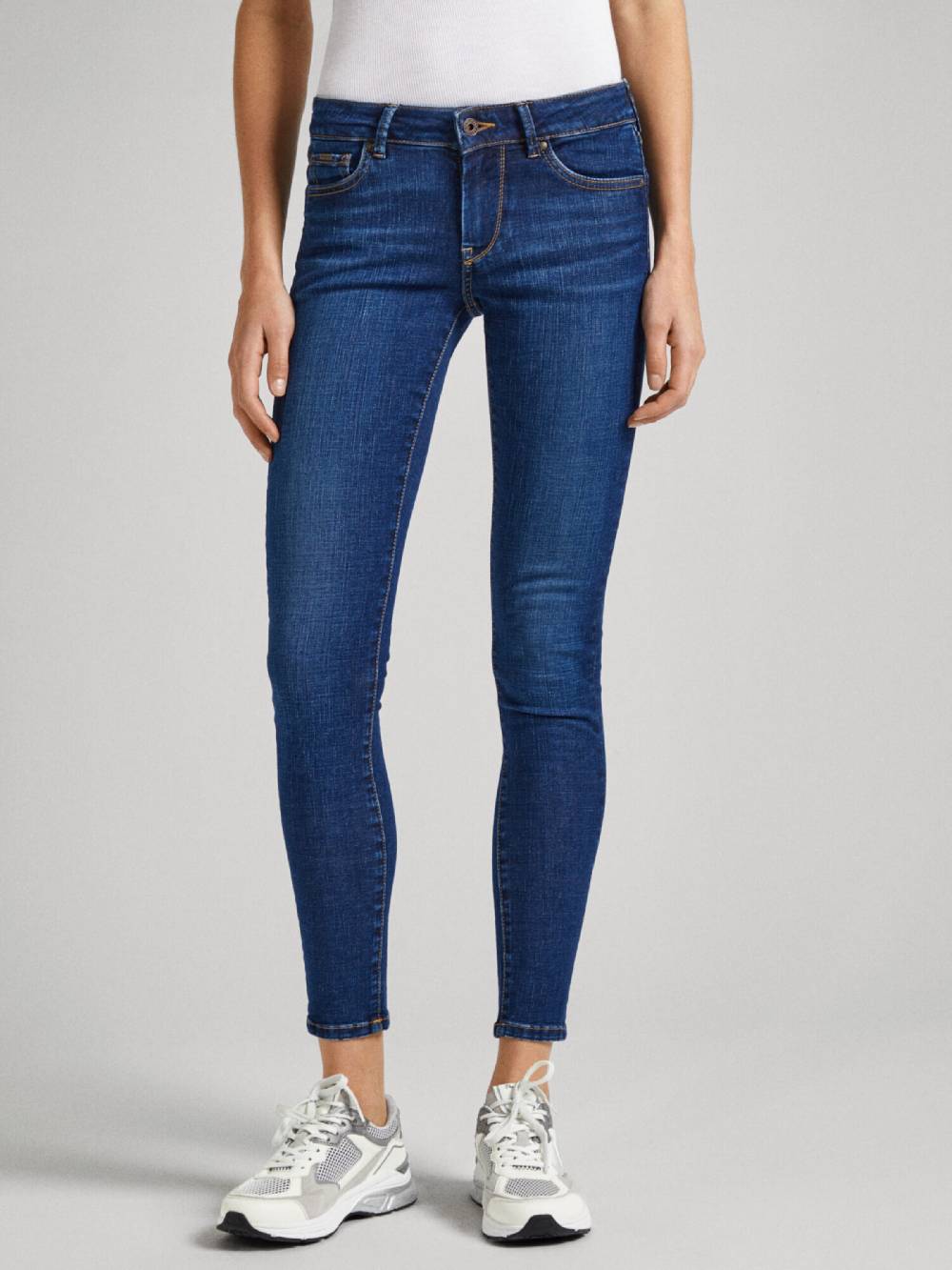 Pepe Jeans Skinny Jeans in Dark Blue Letzte 2 Tage