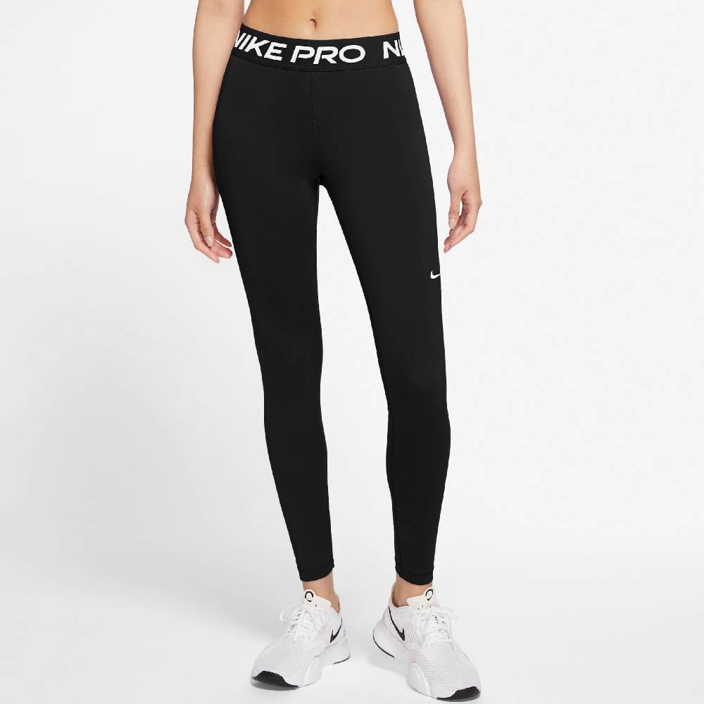 NIKE Skinny Workout Pants 'Pro' in Black Speichern exportieren