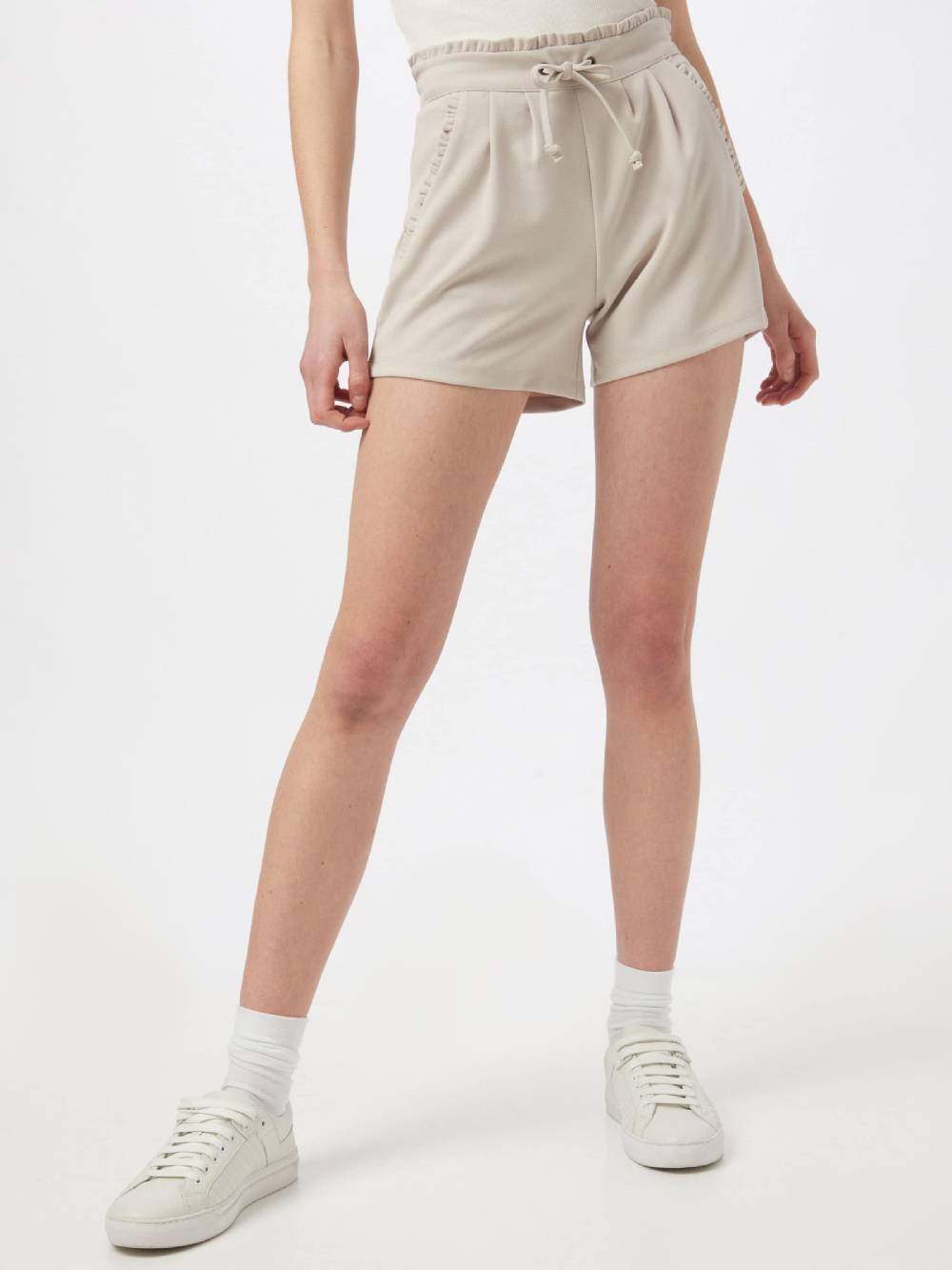JDY Regular Pleat-Front Pants 'New Catia' in Kitt Günstiger Verkauf