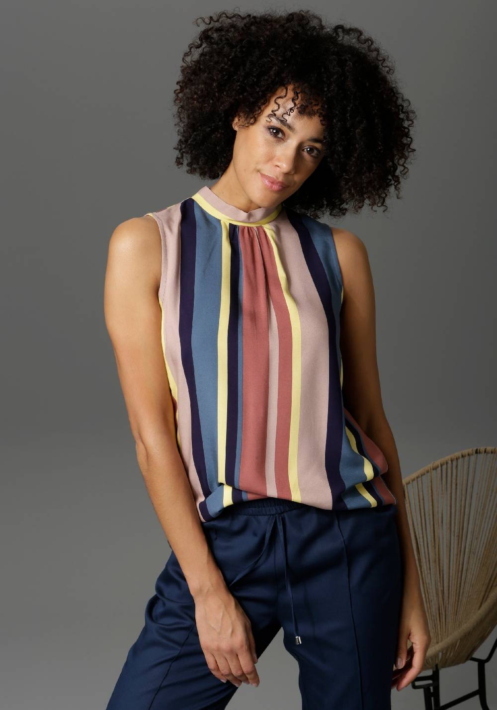 Aniston CASUAL Blouse in Mixed Colors Wochenangebot