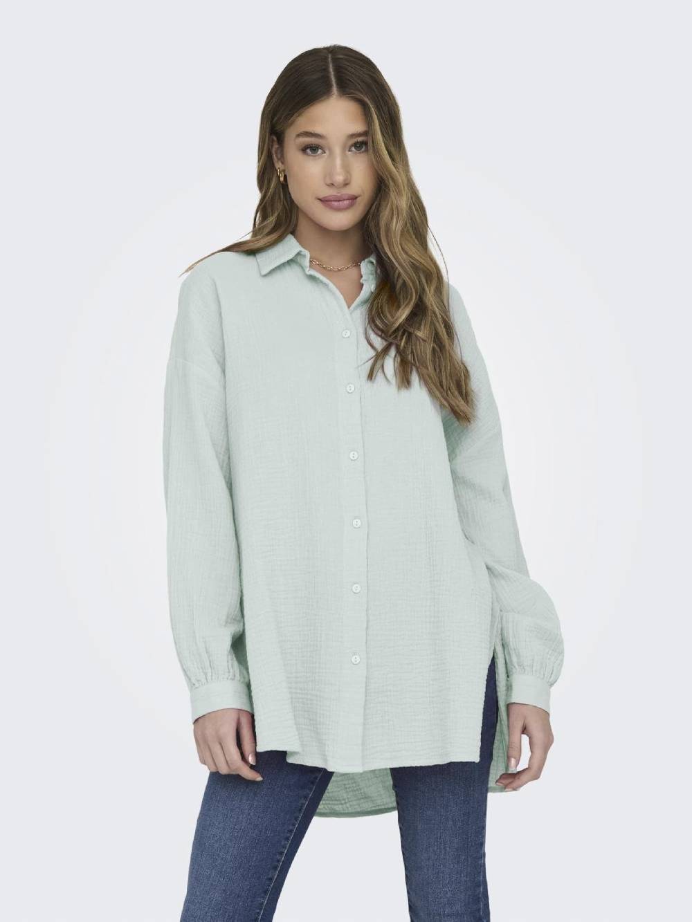 ONLY Blouse 'Thyra' in Mint Letzte 2 Tage