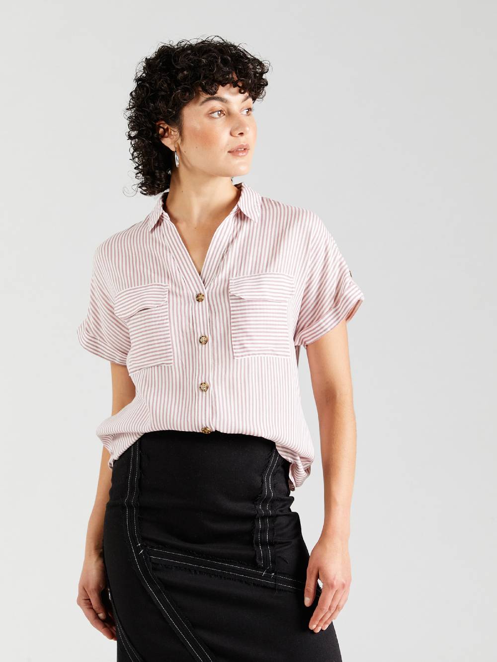 VERO MODA Blouse 'VMBUMPY' in Dusky Pink Bis zu 55% Rabatt