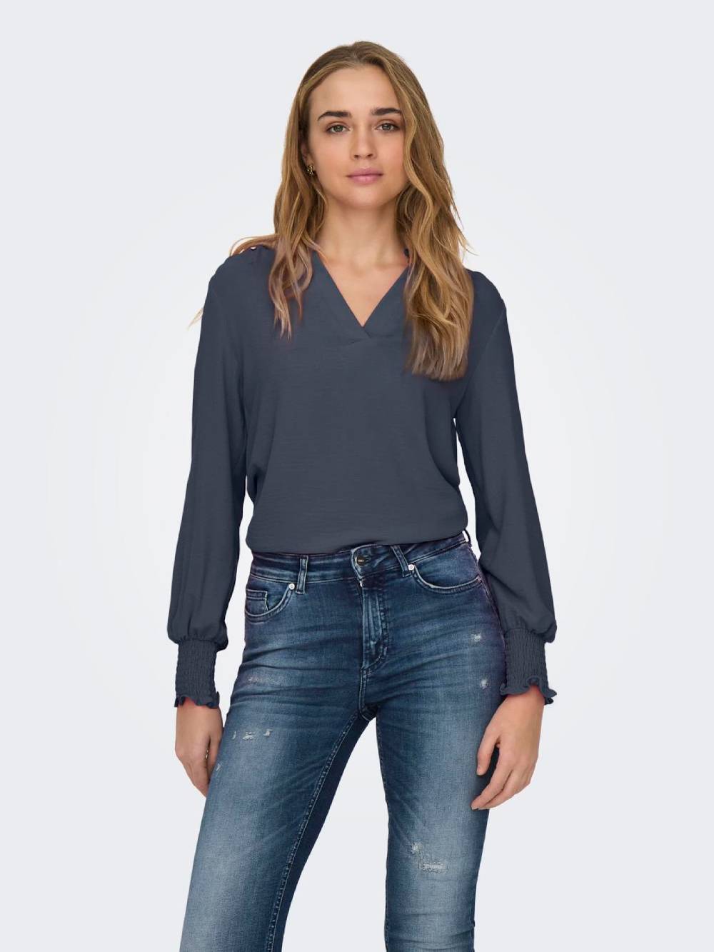 ONLY Blouse 'ONLMETTE' in Dark Blue Discount Store für neue Produkte