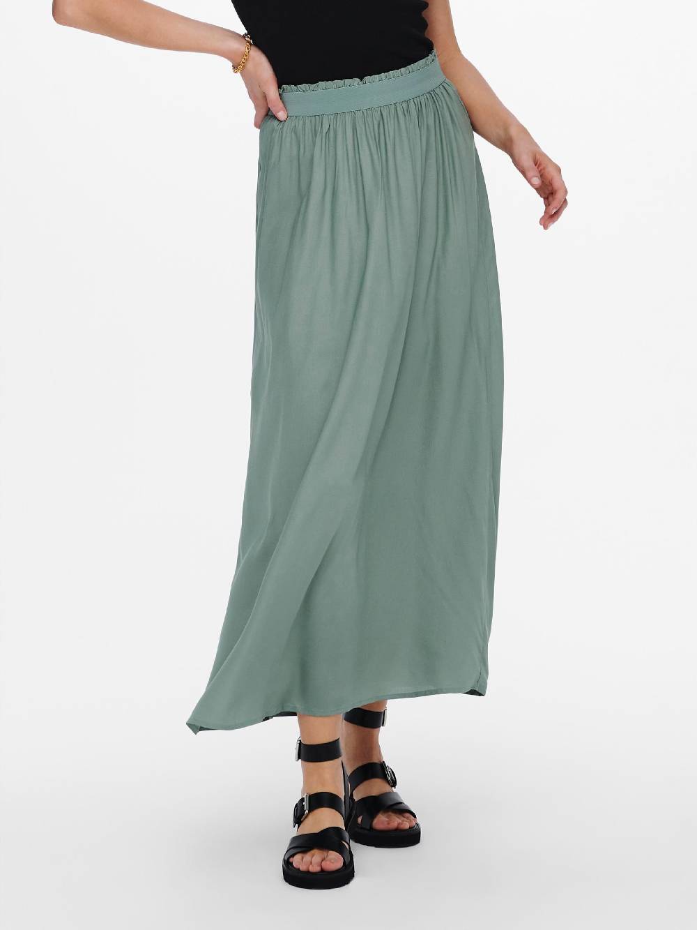 ONLY Skirt 'ONLVenedig' in Jade Super Rabatt
