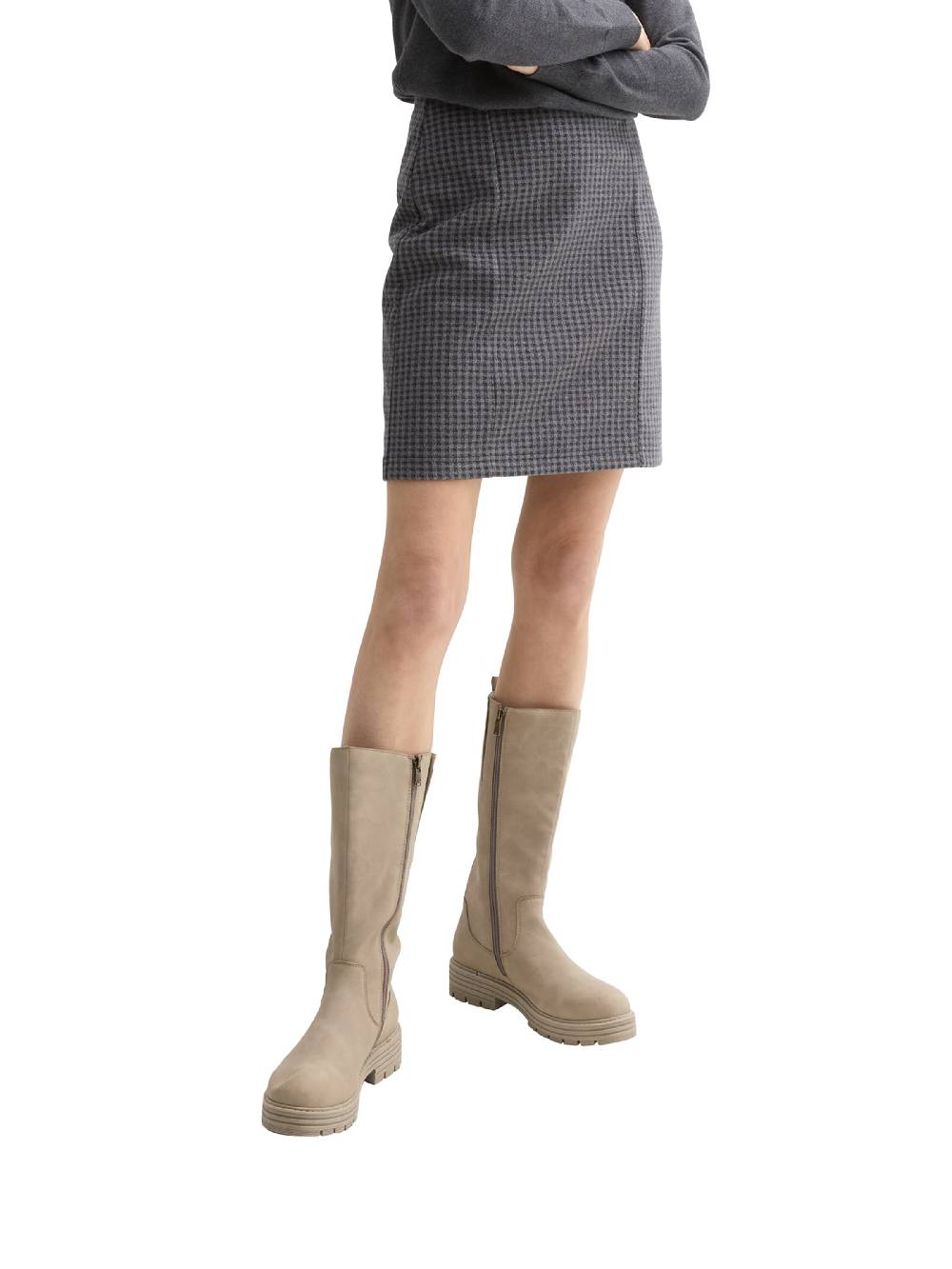 TOM TAILOR Skirt in Dark Blue Fabrikverkauf
