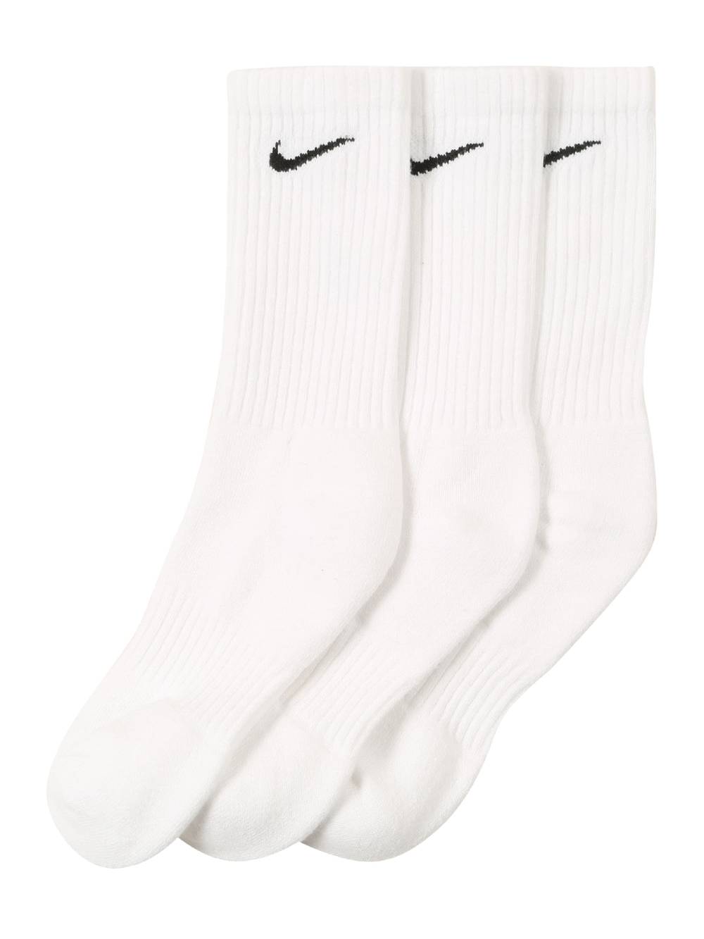 NIKE Athletic Socks in White Wochenangebot