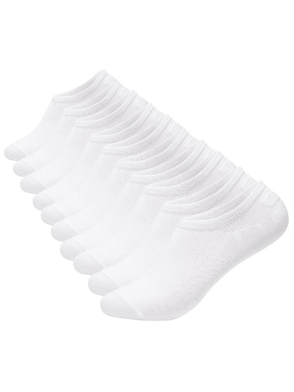 Occulto Ankle Socks 'Susi' in White Super Rabatt