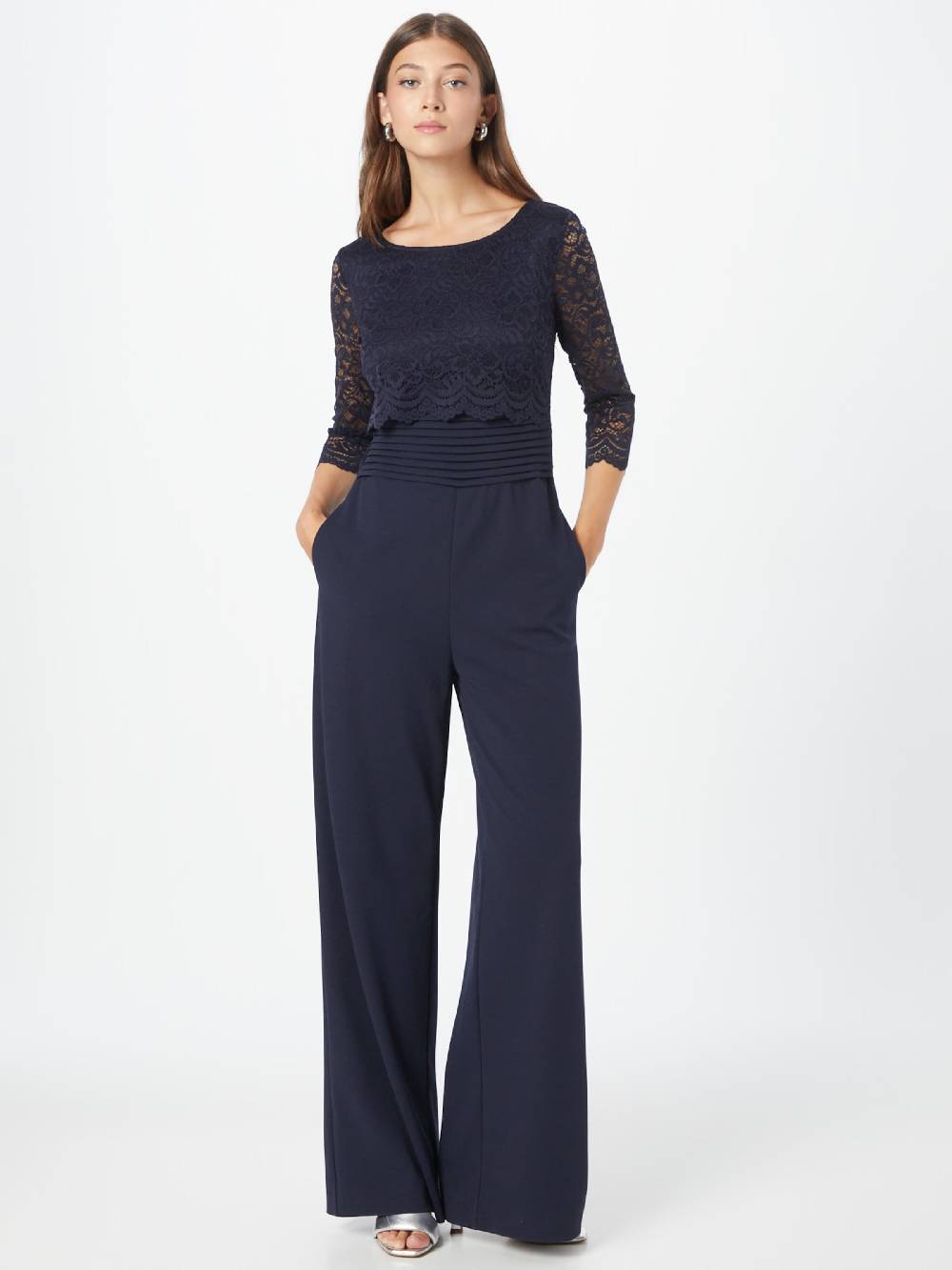 VM Vera Mont Jumpsuit in Night Blue Im Verkauf