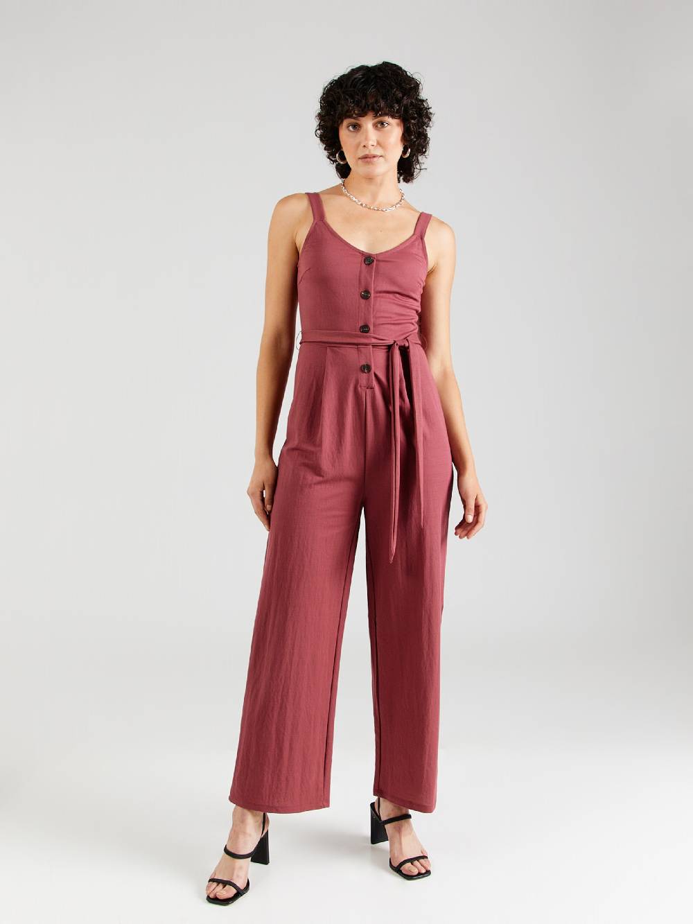ABOUT YOU Jumpsuit 'Fiona' in Berry Blitzverkäufe