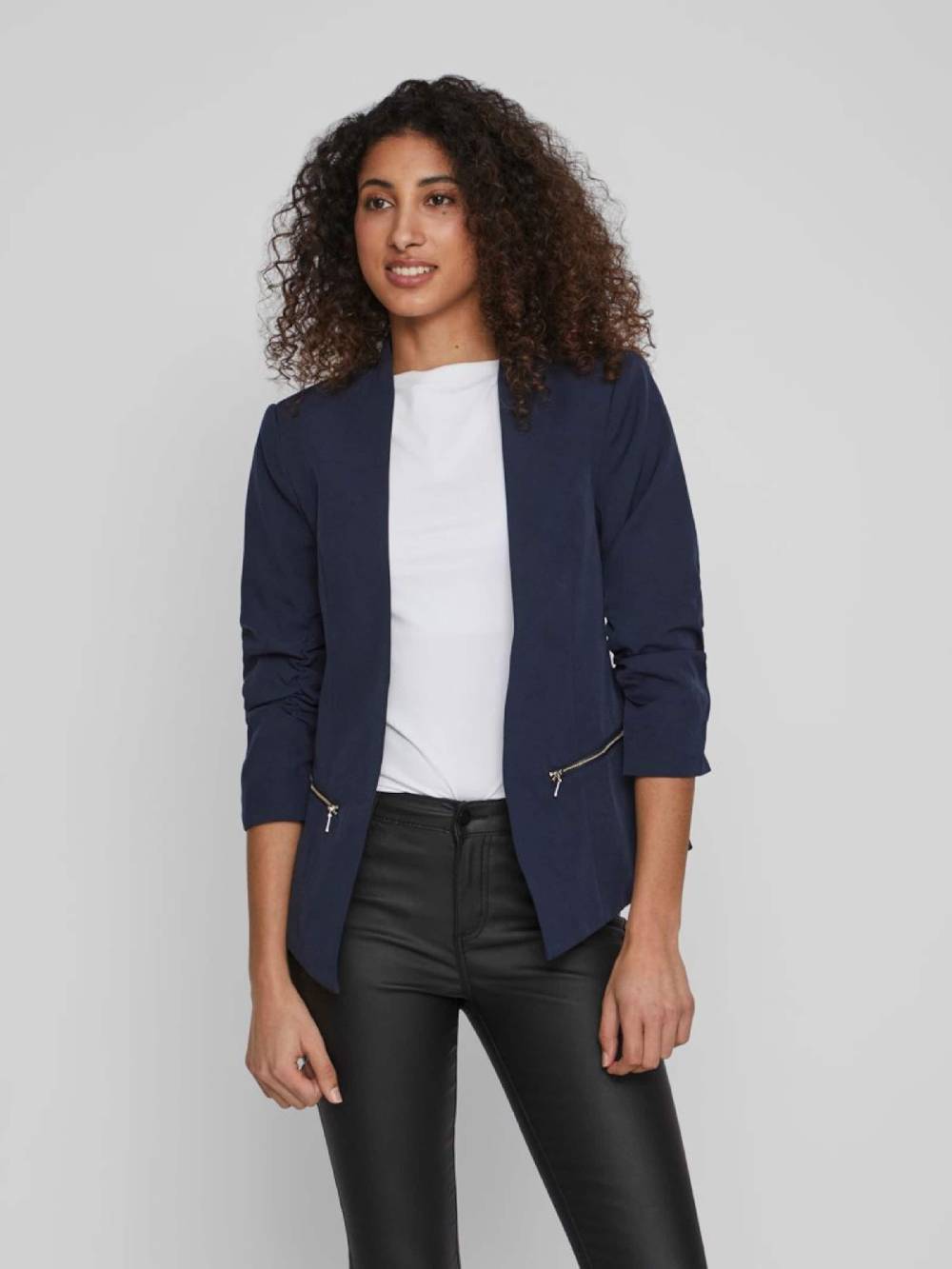 VILA Blazer in Navy Clearance-Verkauf